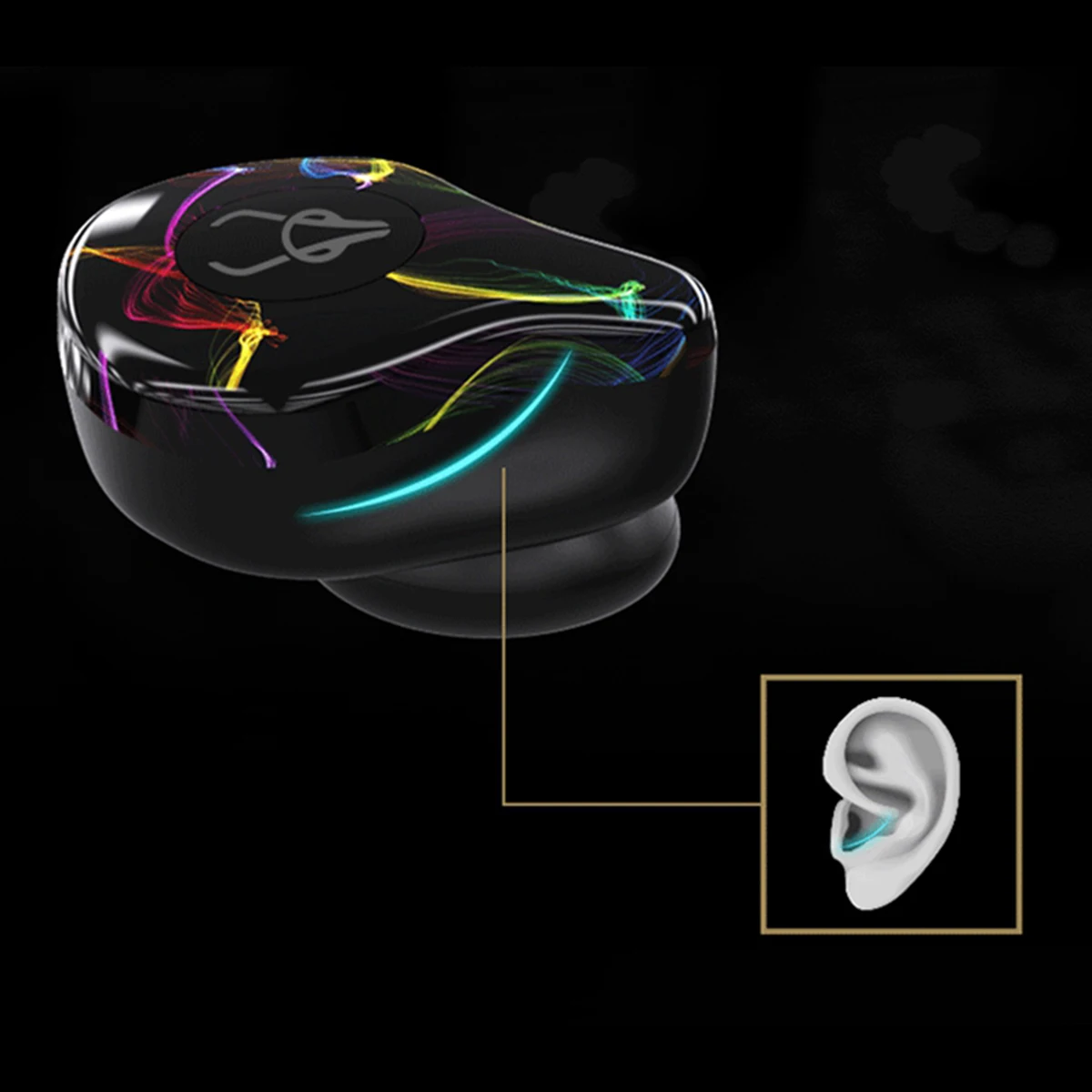 5.0 estéreo sem fio Bluetooth fone de