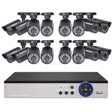 DEFEWAY 16CH 720 P AHD DVR комплект 16x720 1200TVL Крытый Открытый видеокамера охранной системы 16 канала CCTV системы с Высокое качество