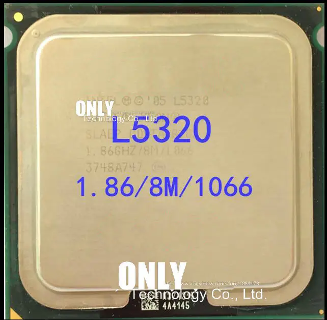 Latop core L5320 1 86G 8m LGA 771 четырехъядерный процессор мощный E5320 всего 50 Вт бесплатная