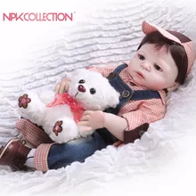 NPKCOLLECTION дизайн для отдыха кукла полное Силиконовое боди реалистичные Bebes Reborn кукла Принц ручной работы детские игрушки подарки на Рождество