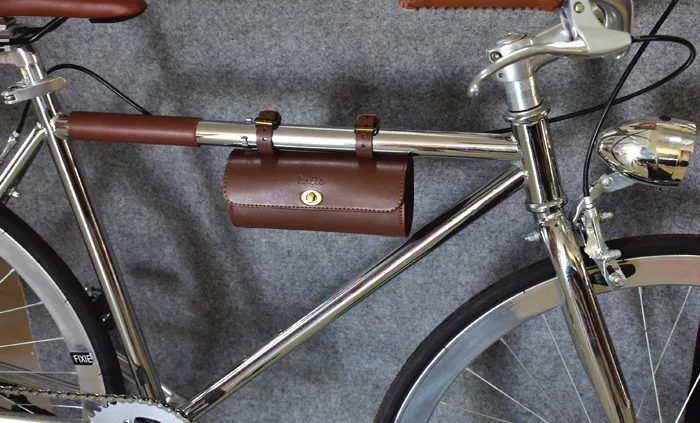 Cheap CHOOSE Classic Bicycle Bag Artificial Leather Retro bicycle Saddle Bag Bike Cycling Bag Bicycle Accessory 1