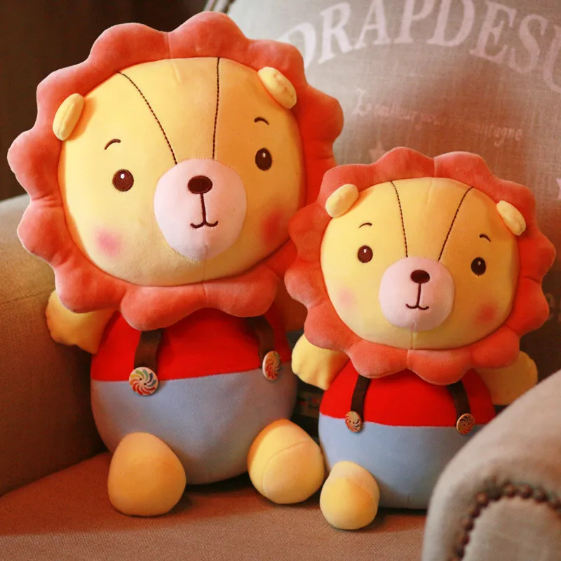 

30/40/50cm Cute Plush Lion Doll Toys For Children Room Decor Stuffed Plush Toys Kids Girl Baby Appease Doll Christmas Gift