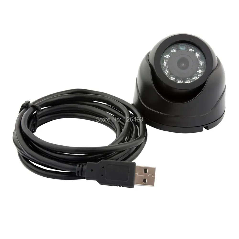 1mp 720 P H.264/MJPEG/yuy2 HD Mini купола ИК USB Камера Крытый безопасности для Android, linux, Оконные рамы, mac