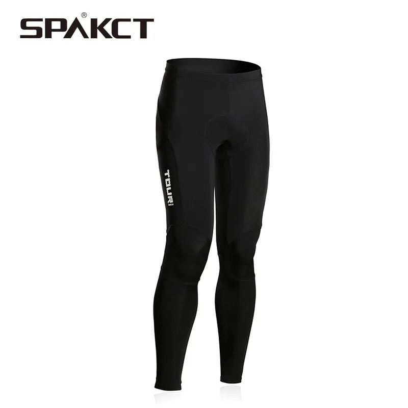 

SPAKCT Tour de Francen Men Bike Bicycle Cycling Long Pants New Model Upgraded Version Black Polyester+Spandex Imported Trousers