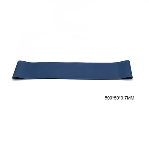 Blue 500x50x0.7MM Эластичная резинка для упражнений фитнес-оборудование Спортивная резинка резиновое кольцо латексная Йога Спортзал силовая тренировка - Цвет: Blue 500x50x0.7MM
