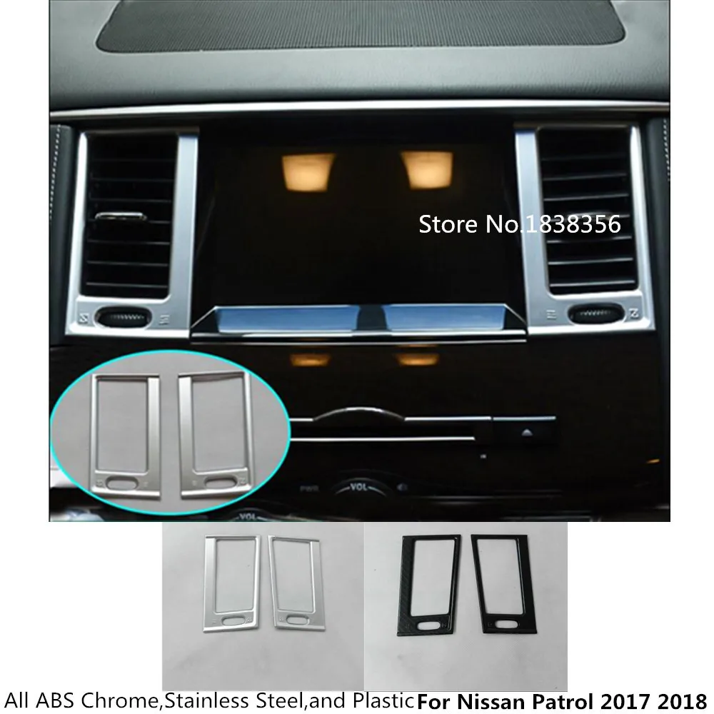 air outlet left sensor (g347) middle car 2017 2019 2018 Nissan Patrol chrome/Carbon ABS For