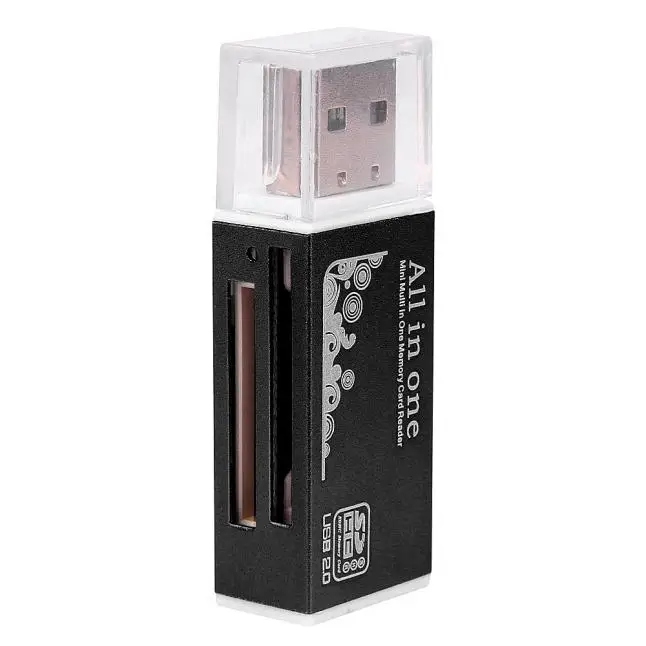 USB2.0 Multi-in-1 высокоскоростной считыватель карт памяти Micro SD SDHC TF считыватель карт MMC Futural Digital M2 MMC