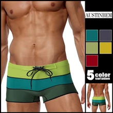 AUSTINBEM Новинка 6 градиентных цветов Мужская купальная одежда, шорты сексуальные Sunga Masculina мужские плавки мужские трусы спортивные мужские плавки