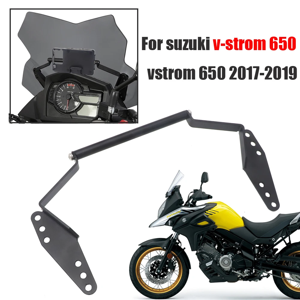 12 мм Мобильный gps навигационная станция рамка пластина Кронштейн для suzuki v strom 650