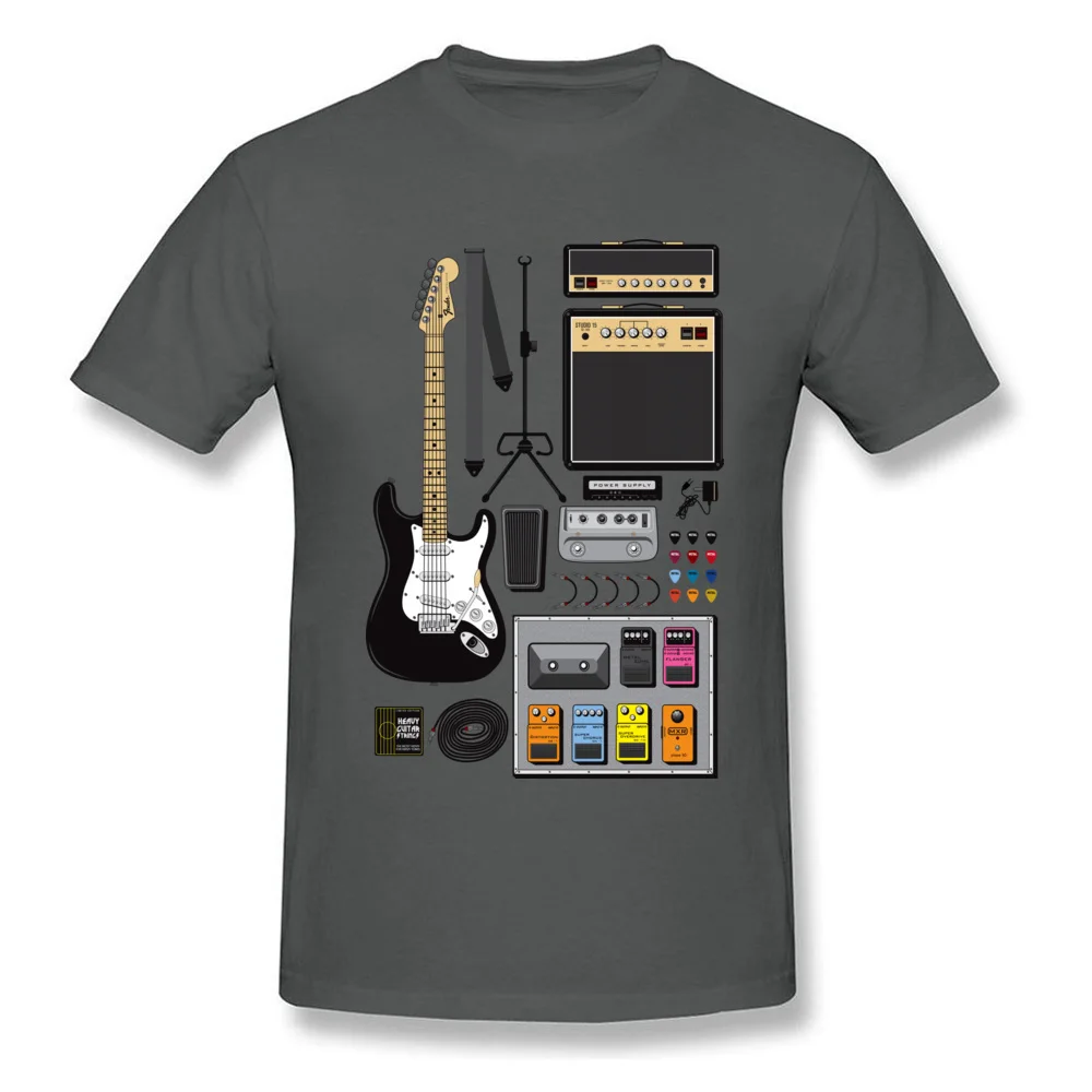 The Guitarist Pure Cotton Men's Short Sleeve Tops & Tees Custom Summer T-shirts Casual Clothing Shirt Latest O-Neck The Guitarist carbon