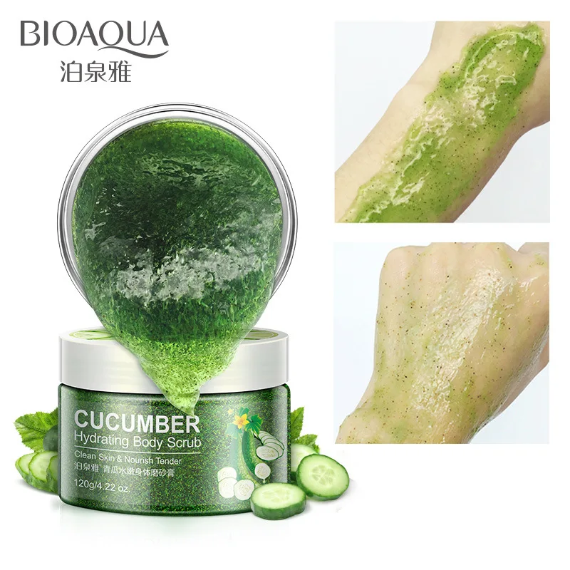 2018 BIOAQUA Cucumber skin facial scrub Hydrating face Scrub