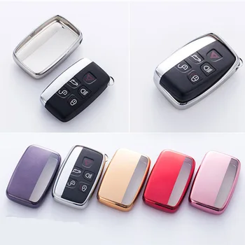 

soft TPU Car Key Case Cover For Land Rover A9 Range Rover Sport Evoque Freelander 2 Jaguar XE XJ XJL XF C-X16 V12 Guitar F X Typ