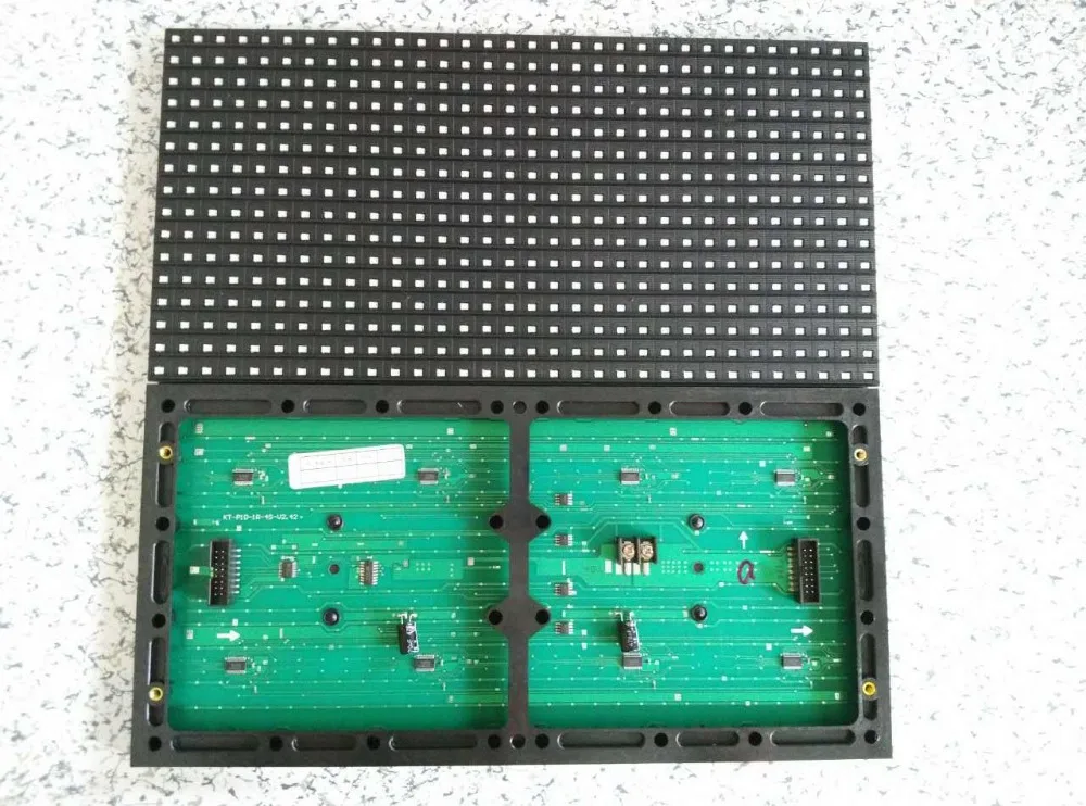P10 SMD одноцветные белые полунаружные светодиодные дисплеи сменные модули DIP