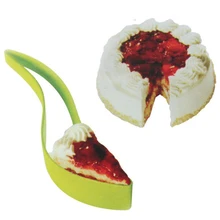 1 шт. зеленый слайсер для пирога лист направляющий резец сервера нож для хлеба нож, кухонный инструмент формы для выпечки и кондитерских изделий приспособление для выпечки