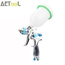 AETool 1,4 мм Насадка 600 мл Профессиональный HVLP пистолет-распылитель гравитационный пневматический пистолет для покраски автомобиля Аэрограф инструмент для ремонта
