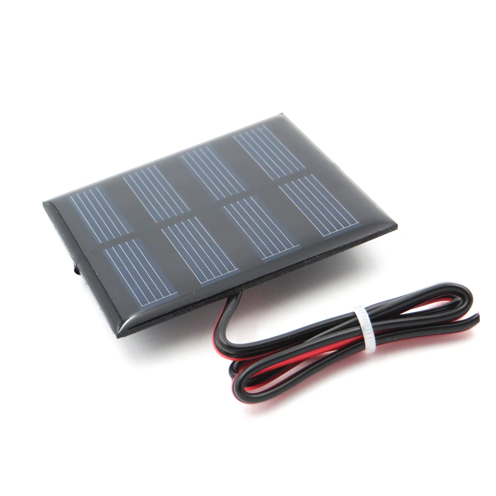 2 в 150 мА с 30 см удлинительным кабелем панели солнечных батарей поликристаллического кремния DIY модуль зарядного устройства для аккумуляторов мини солнечная батарея провод игрушка