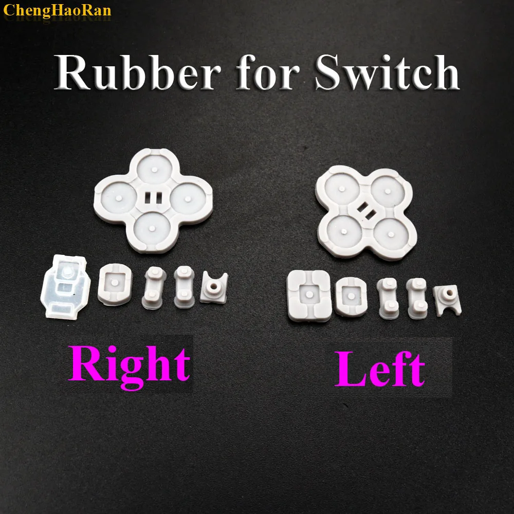 

1set Left and Right For NS Nintendo Switch Joy-Con Silicone Start Select Keypad Rubber Conductive Buttons A-B D-pad