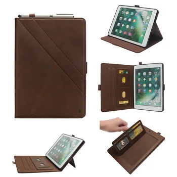 

Luxury PU Leather Flip Case For iPad Pro 12.9 2016 2017 Wallet Pouch Sleeve Tablet Cover For iPad Pro Case 12.9 Card Slots EEMIA