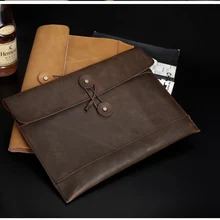 A4, Гарантированная натуральная кожа, папка для конференц-файлов, бизнес-менеджер, Сумка для документов, портфель, 5022B