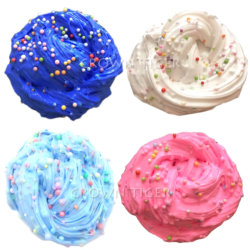 Rainbow Fluffy slime Crunchy Foam/floame Beads/balls glue slime for Kids children Antistress Toys charm butter Slime lizun putt Rainbow Fluffy slime Crunchy Foam/floame Beads/balls glue slime for Kids children Antistress Toys charm butter Slime lizun putt