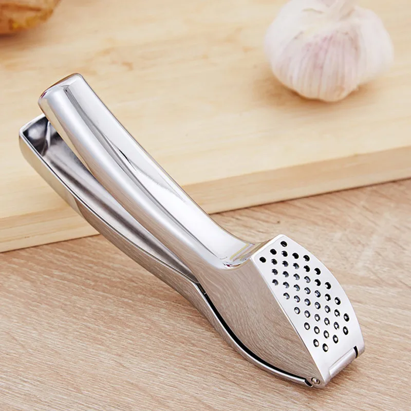 Multifunction Garlic Ginger Crusher Garlic Press Stainless Steel