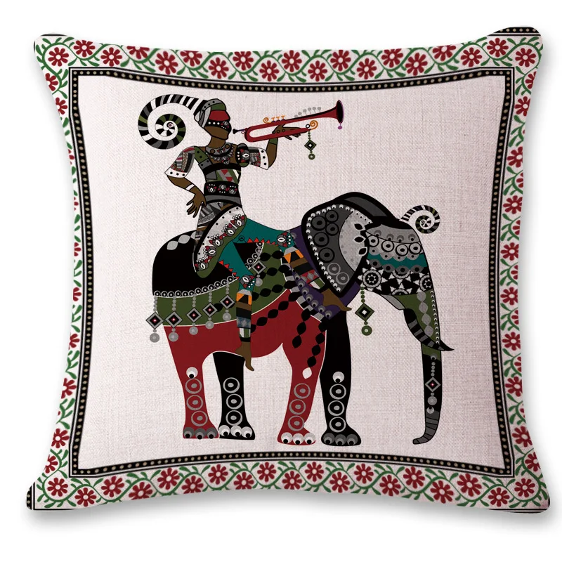 Meijuner слон Чехлы для дивана подушки красные для подушки Чехол для дивана подарок для украшения дома cojines decorativos para диван MJ217