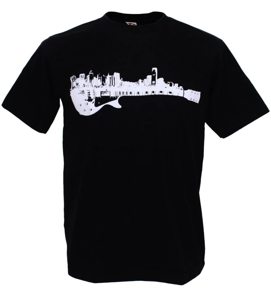 Футболка Tshirtmystyle-Banksy Guitar Town Ретро трафарет художественная Мужская футболка |