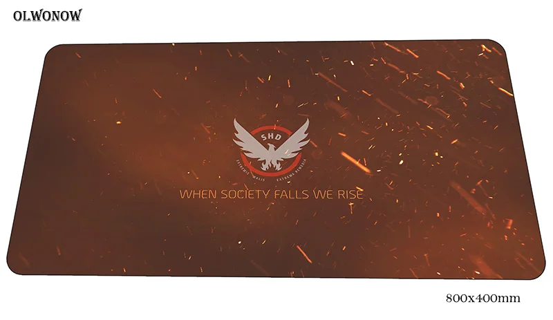 Size 800x400x3mm Tom clancy's the division геймерский коврик для мыши гель 800x400x3 мм игровой коврик для мыши подарок ноутбук ПК Аксессуары padmouse эргономичный коврик - Цвет: Size 800x400x3mm