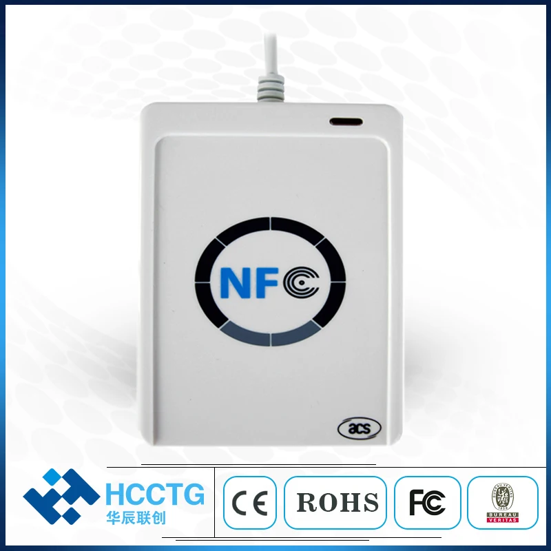 Free SDK USB Full Speed NFC ACR122U RFID Smart Card Reader Writer For 4 types of NFC (ISO/IEC18092) tags with 5pcs M1 Cards