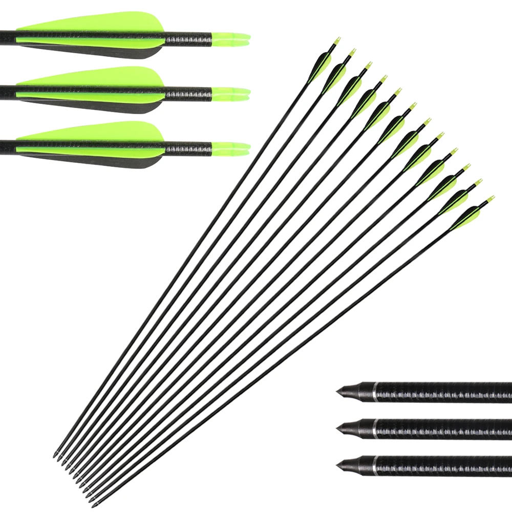 Setas de Segurança Fibra de Vidro Tiro com Arco Esponja Eixo Setas Cabeça Ampla Tag cs Jogo Tiro Caça Seta 6 Pçs id 6.2mm 5 Esporte e Lazer