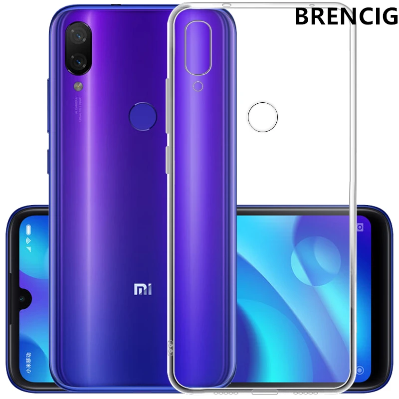 Brencig для Redmi Note 7 5 6 iPad pro 4X 5A S2 Y1Case прозрачный кристалл из мягкой искусственной кожи