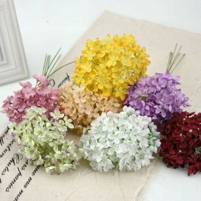 Hydrangea Wedding Flowers Bridal Bouquets Artificial Flowers Silk