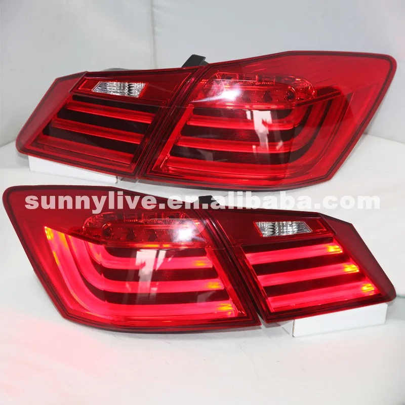 

For HONDA 2013 TO 2014 year For Accord LED Strip Tail Light Red Color WH