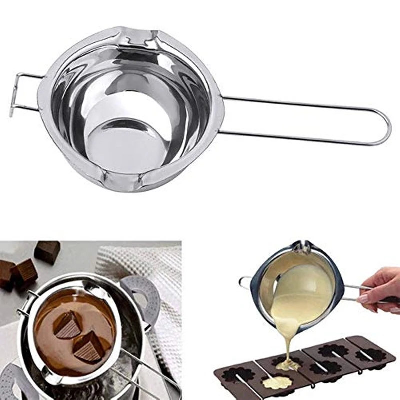 

Stainless Steel Double Boiler, Chocolate Butter Universal Melting Pot, Fondant Caramel Melt Bow, Cheese Pan Heating Baking Tools