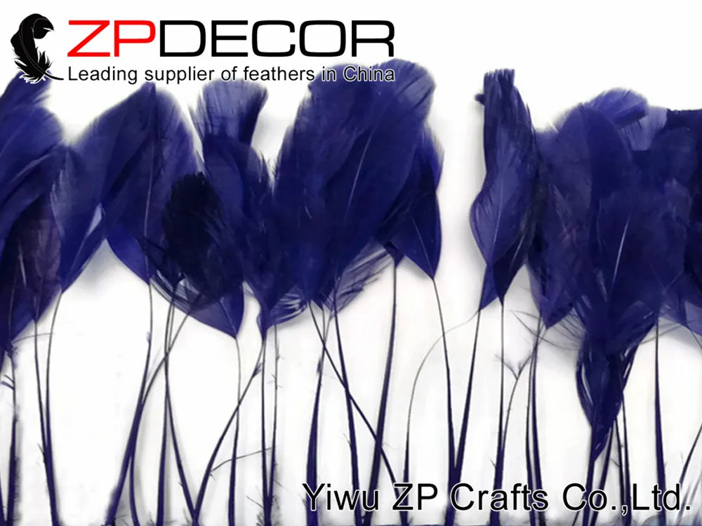 NAVY Stripped Coque Tail Feathers Wholesale 442.jpg 