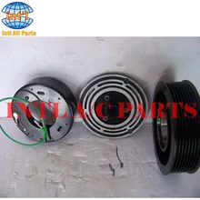 Для SANDEN 7H15 SD7H15 SD709 709 ac компрессор магнитная муфта 8pk шкив 119 мм 12 В/24 В муфта включения кондиционера в сборе