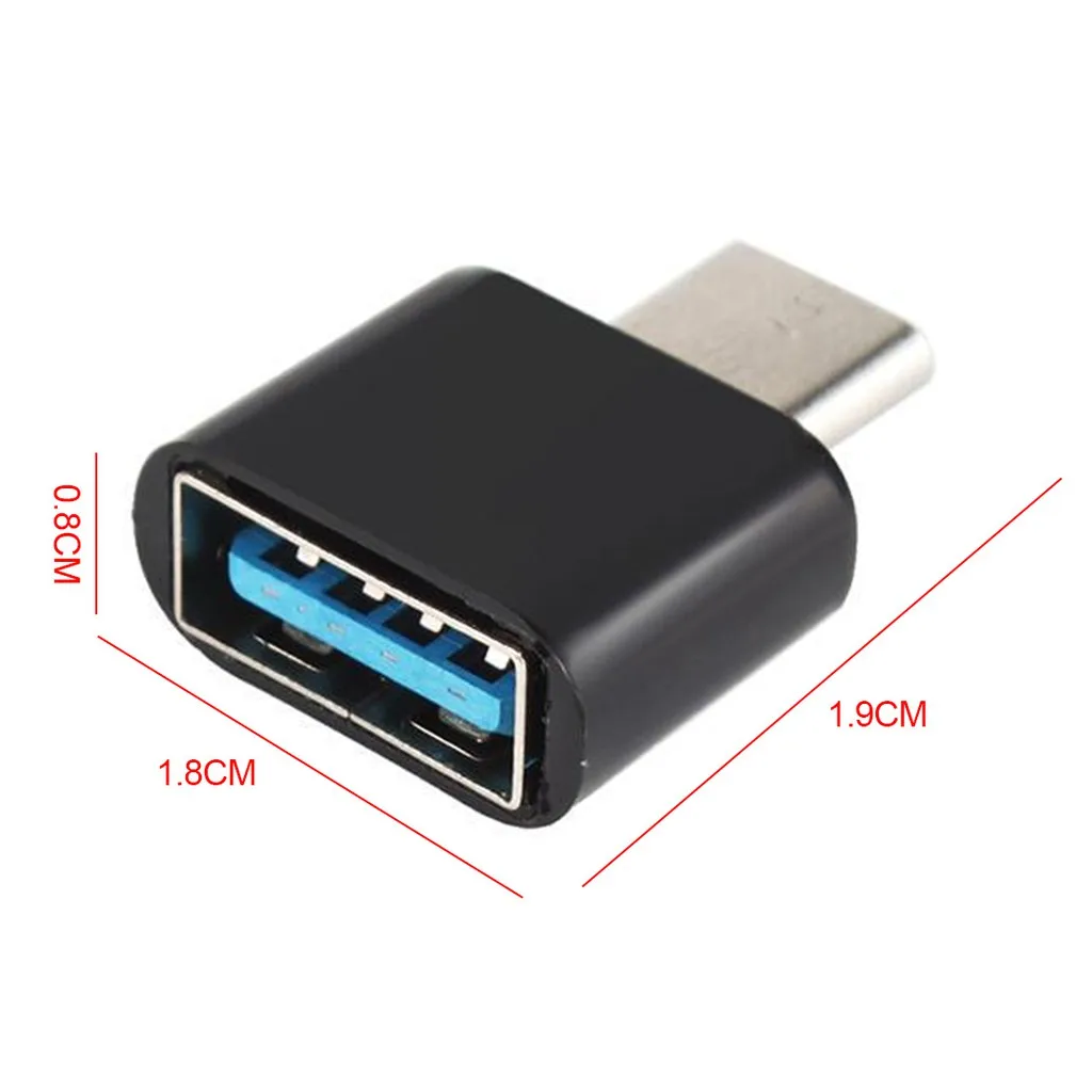 1 шт. тип c OTG к USB2.0 3 разъем адаптера для samsung huawei телефон высокоскоростные