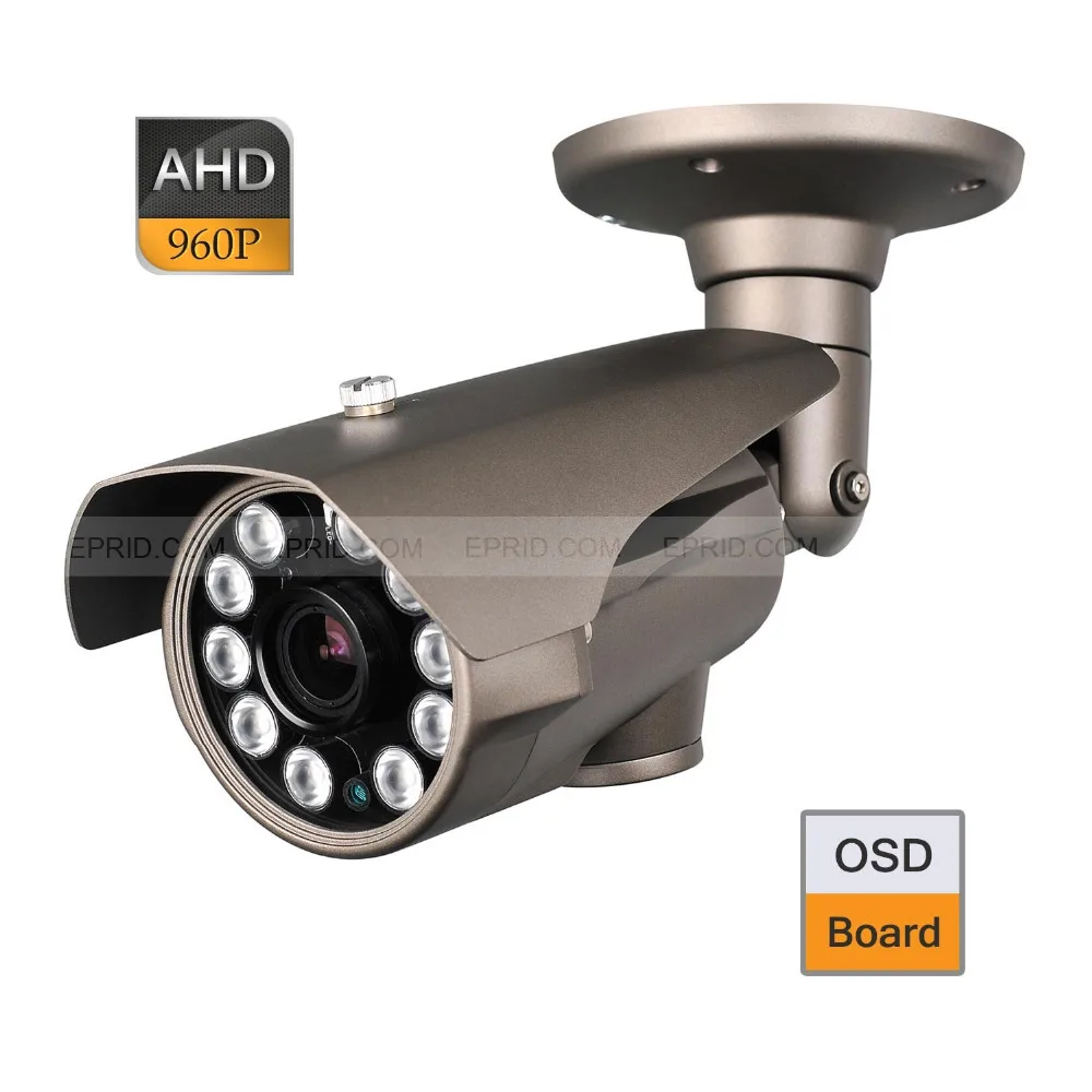 CCTV AHD 1.3mp 960 P 2.8-12 мм объектив с переменным фокусным расстоянием Камера ик-cut экранного 10 ИК