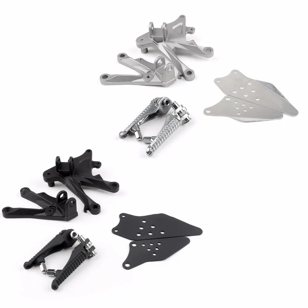 Buy Motorcycle Front Rider Footrest Foot pegs Brackets Set For