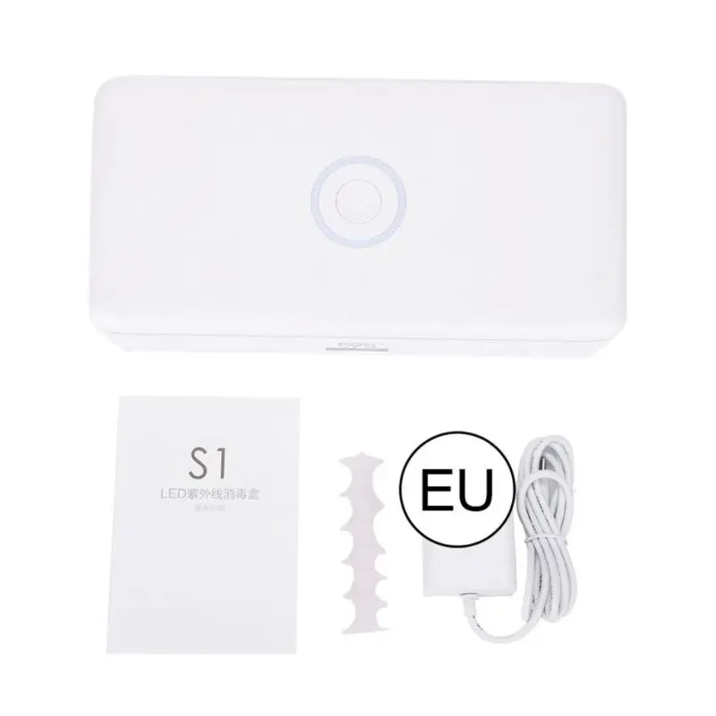 

59S Smart LED UV Sterilizer Box Nails Accessories Cosmetics Makeup Brush Personal Care Tools UV Disinfection Case Cleaning Devic