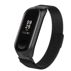 Mi Band 4 ремешок металлический mi lan Петля из нержавеющей стали для Xiaomi mi ремешок 4 браслет mi Band 4 браслеты Pulseira mi band4