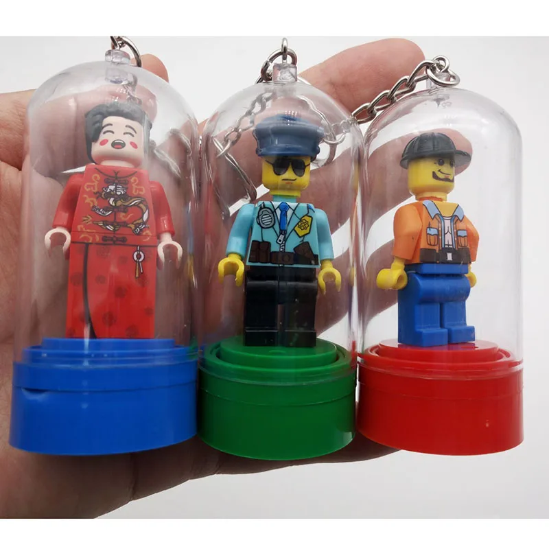 Compatible Legoing Friends Blocks Mini Figures Keychain Ring Toys 2018 New Compatible Legoing City Figurines Figuras Key Ring Compatible Legoing Friends Blocks Mini Figures Keychain Ring Toys 2018 New Compatible Legoing City Figurines Figuras Key Ring