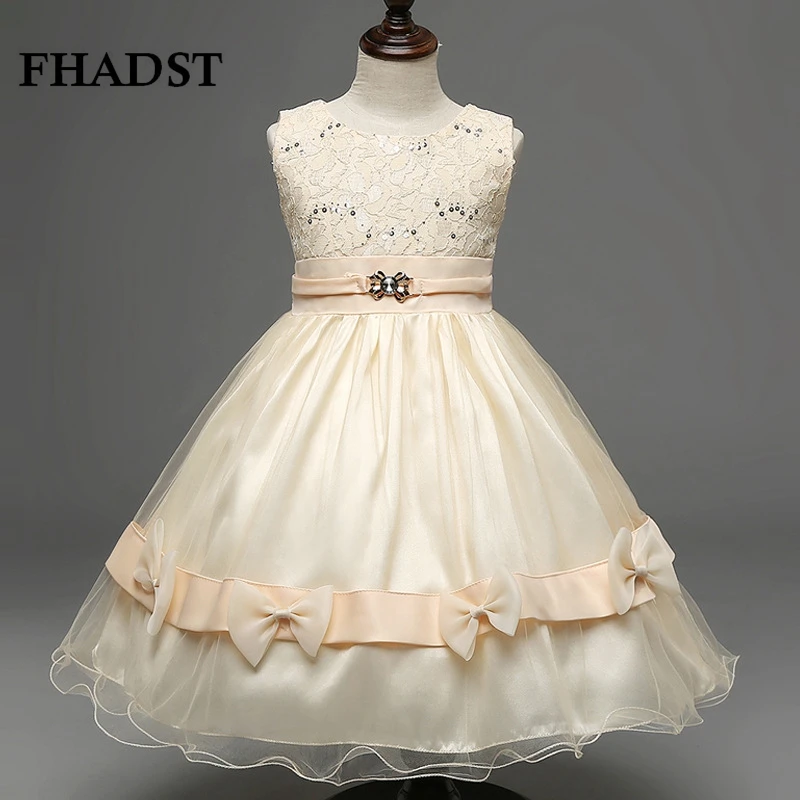 

FHADST 2019 Kids Girls Dress Beautiful Girl Regular Wedding Birthday Party Everyday Dress European and American Style Princess