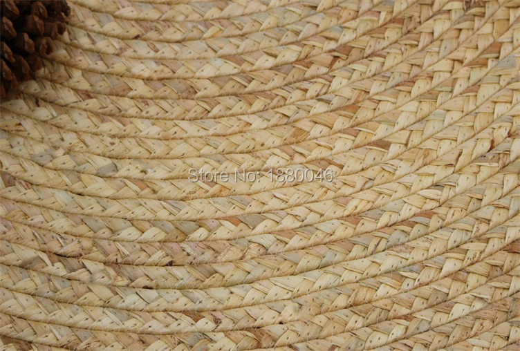 New Coming Southeast Asian Style carpet Natural Reed round carpet Hand-made rattan grass rugs and carpets for home living room