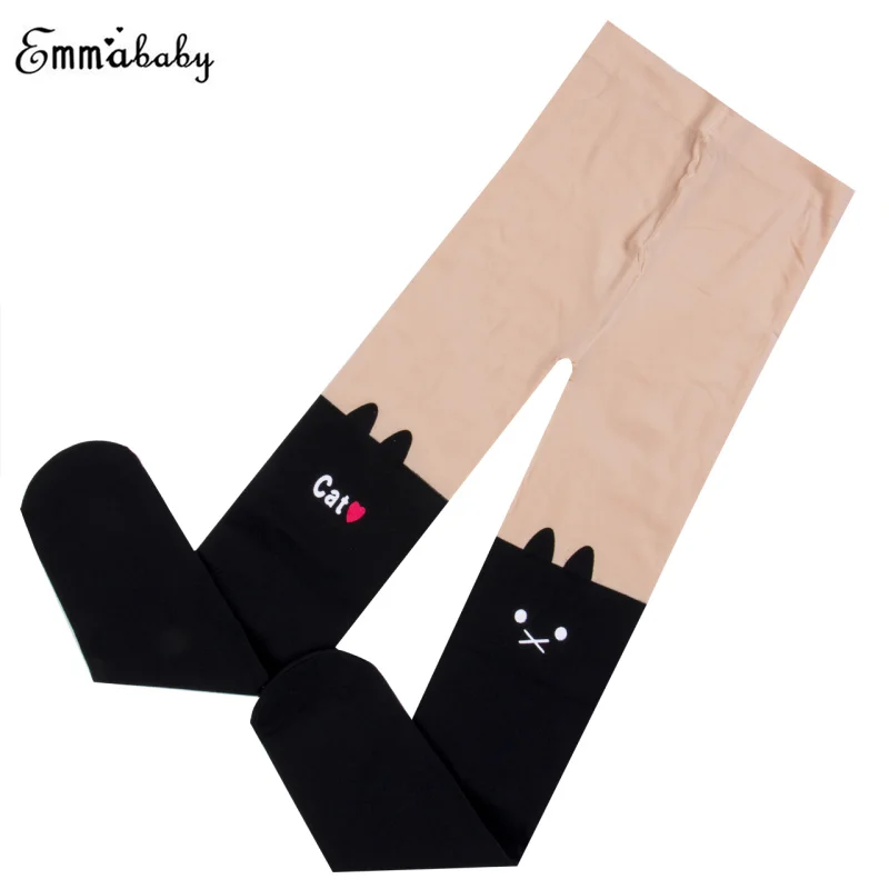 

2017 Kawaii Stocking Children Kids Girls Stockings Animal Patchwork Leg Warmer Cartoon Stocking Pantyhose