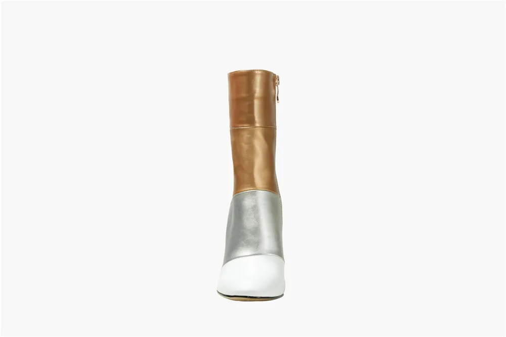 12cm high heels women boots luxury leather shoes 39