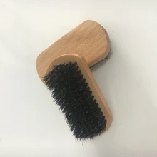 1 шт., Мужская щетка для бороды, натуральная щетина, гребень для бритья, Массажная щетка для усов, уход за лицом