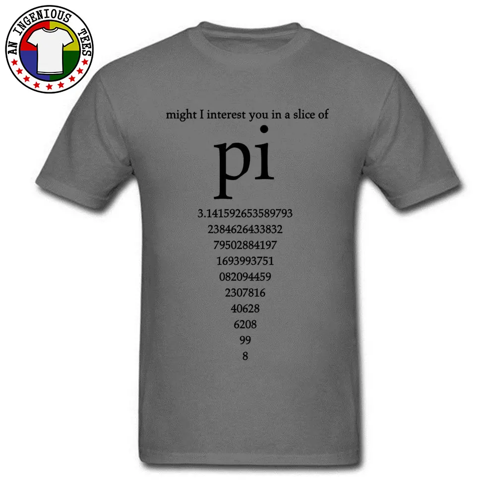 Design Short Sleeve Tops & Tees Summer Discount Crew Neck 100% Cotton T-shirts Men T Shirt Slice-of-Pi-Humor-Nerdy-Math-Science Slice-of-Pi-Humor-Nerdy-Math-Science carbon