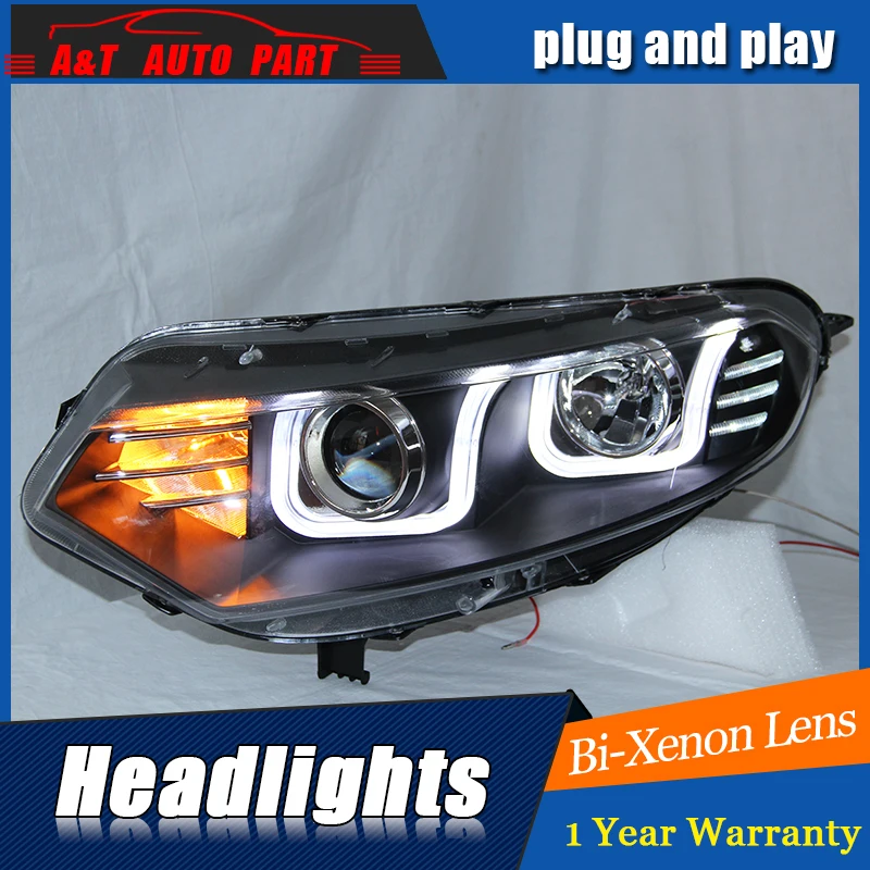 Auto Part Styling For Ford Ecosport headlights 2013 2017 For Ford