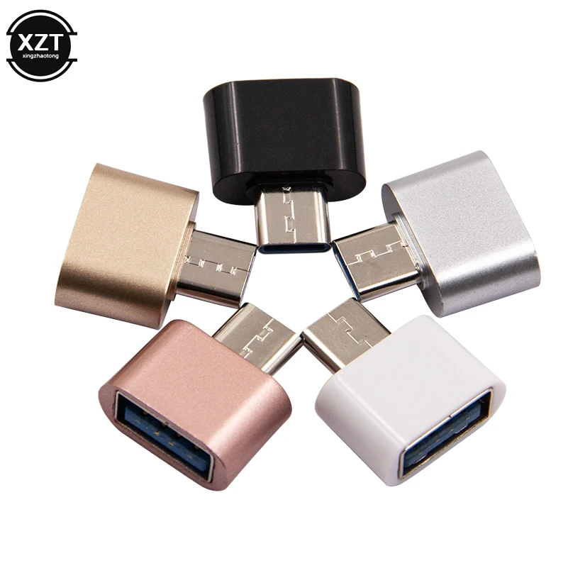 Переходник USB 3 0 Type C в OTG конвертер адаптер для зарядки Samsung S8 Huawei Mate9|Переходники и